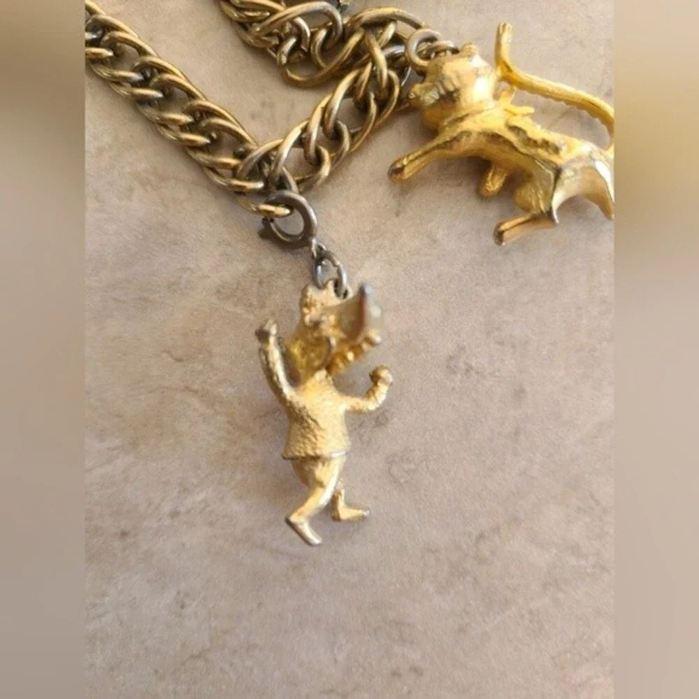 Kellogg's Cereal Box Mascot VTG 1970's charm advertise promo bracelet Collector